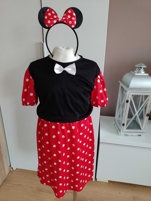 Strój karnawałowy MYSZKA MINI MIKI kostium przebranie 134/140 (12)