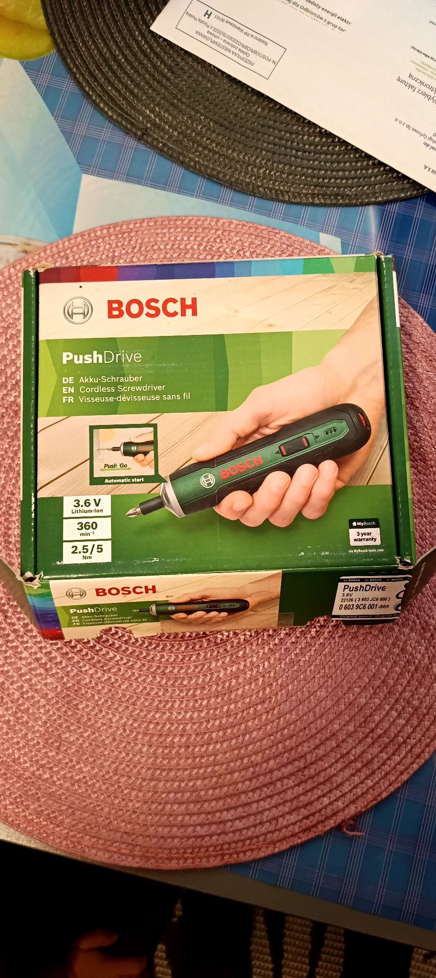 Wkrętarka palcowa BOSCH