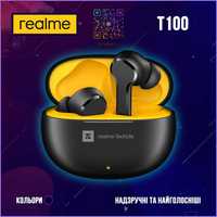 Новые беспроводные TWS наушники realme T100 (AAC / IPX5 / AI EN).