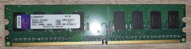 Pamięć RAM Kingston DDR2 667MHz 1GB