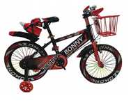 Rower dziecięcy Bonny 16" czarno czerwony