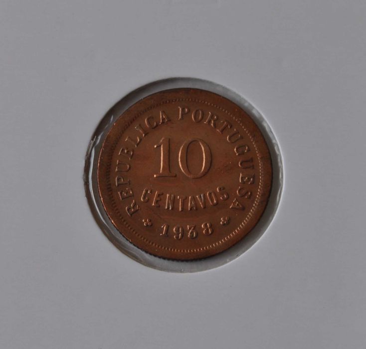 Moeda 10 Centavos 1938