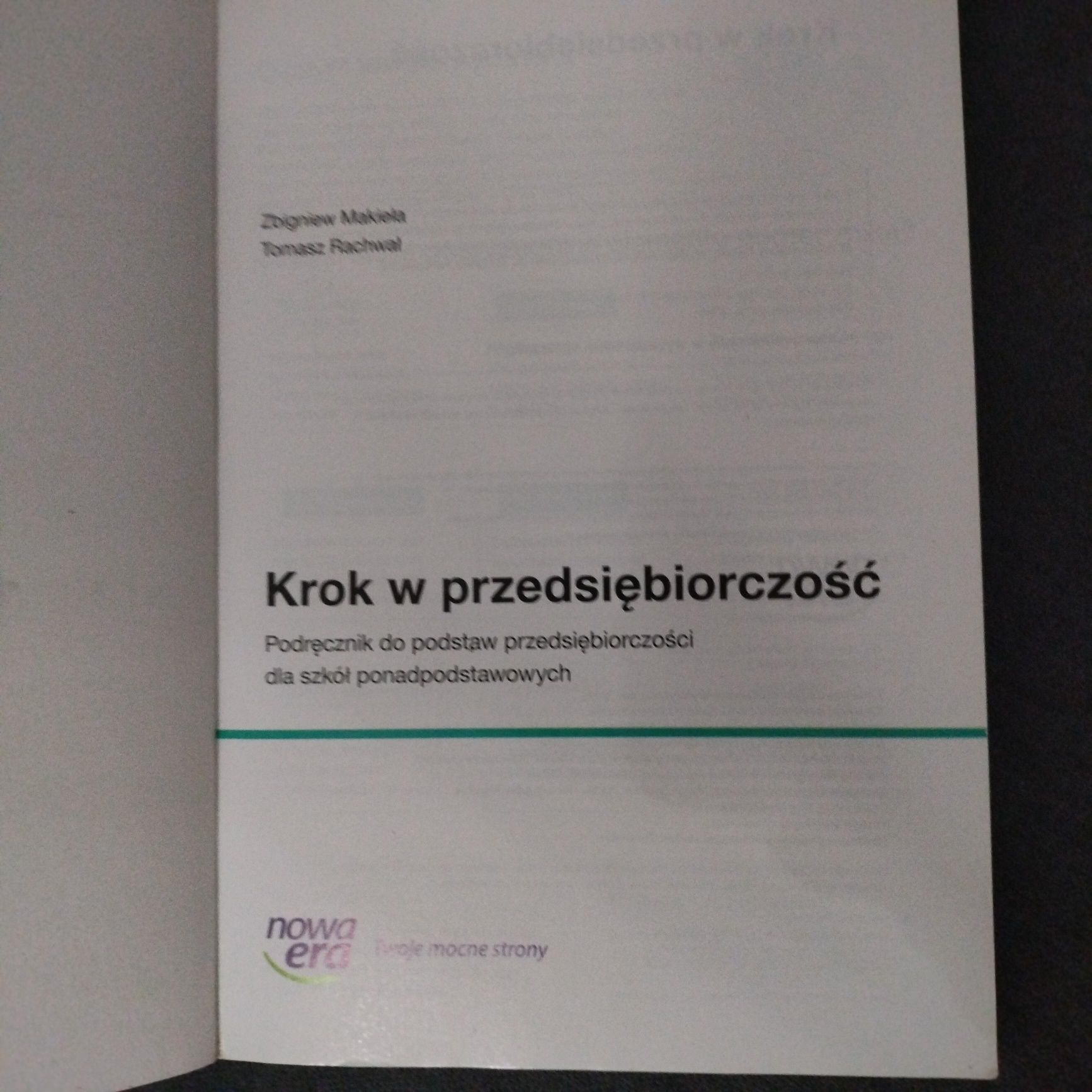Krok w przedsiębiorczość + oblicza epok 3.1.