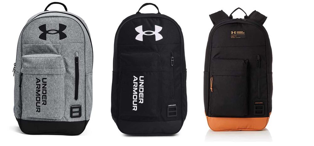 Mochila UNDER ARMOUR nova impermeável preta/cinza/laranja 3 modelos