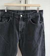 COS jeansy regular 32x32 czarne męskie spodnie skandynawskiej tapered