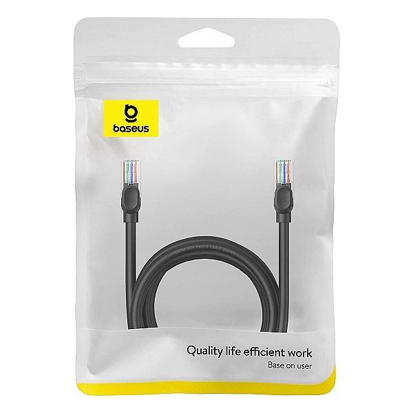 Kabel Ethernet Baseus High Speed Cat 5 Rj-45/1000Mb/s 3m okrągły - cza
