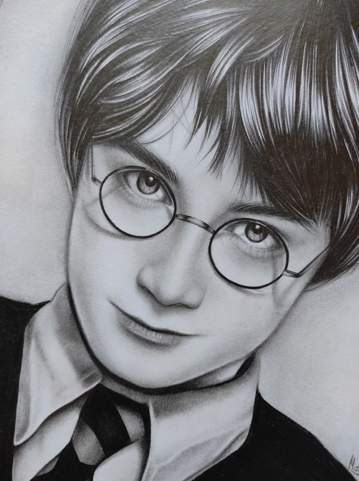 Rysunek Harry Potter Portret Prezent