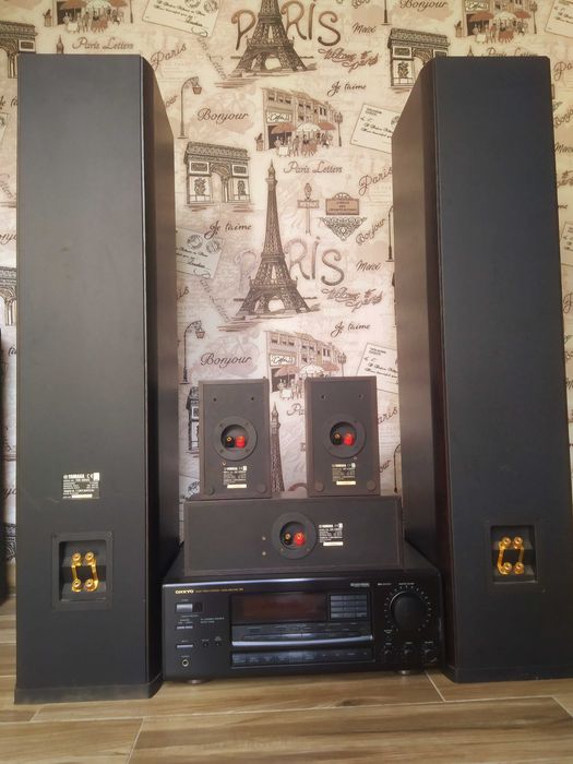 Колонки Yamaha 2x300Вт Усилитель Onkyo USB HDMI Pioneer Denon Magnat