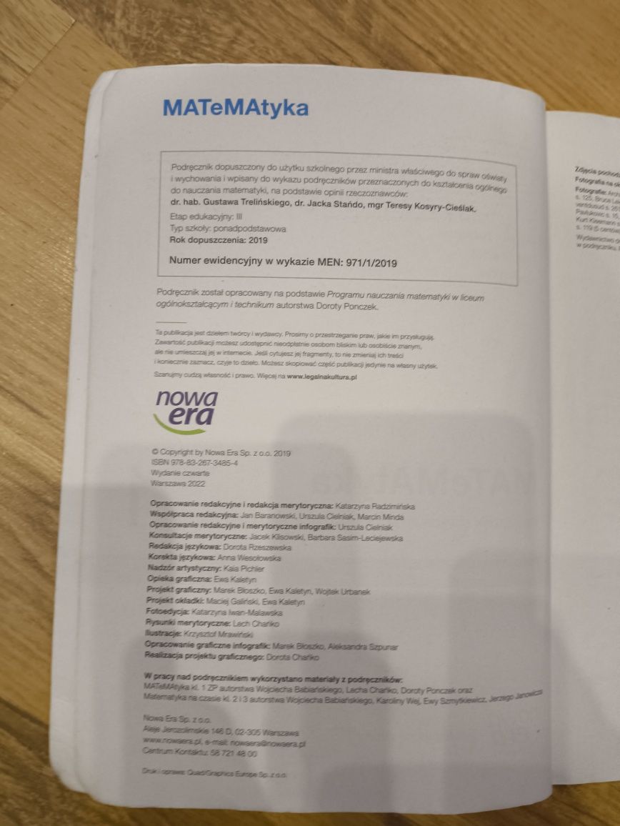 Matematyka 1. podręcznik