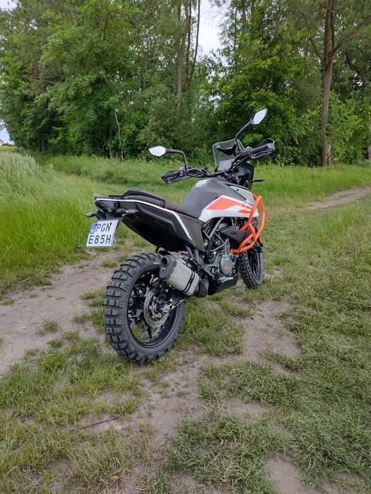KTM Adventure 390 od motocyklisty