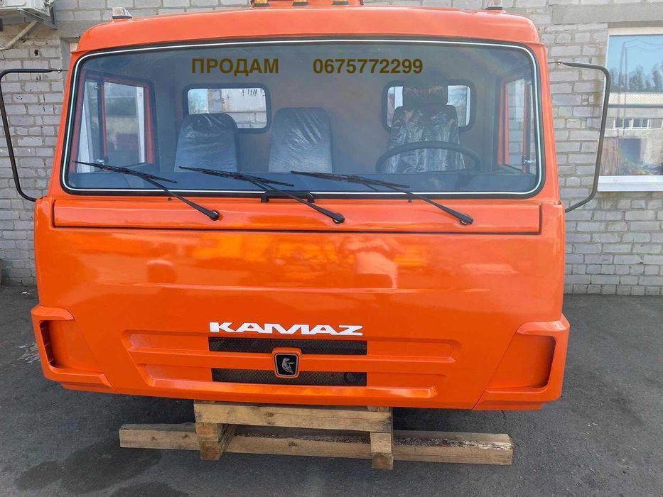 Кабина КАМАЗ Евро 5320, 65115 рестайлинг без спалки, высокая крыша