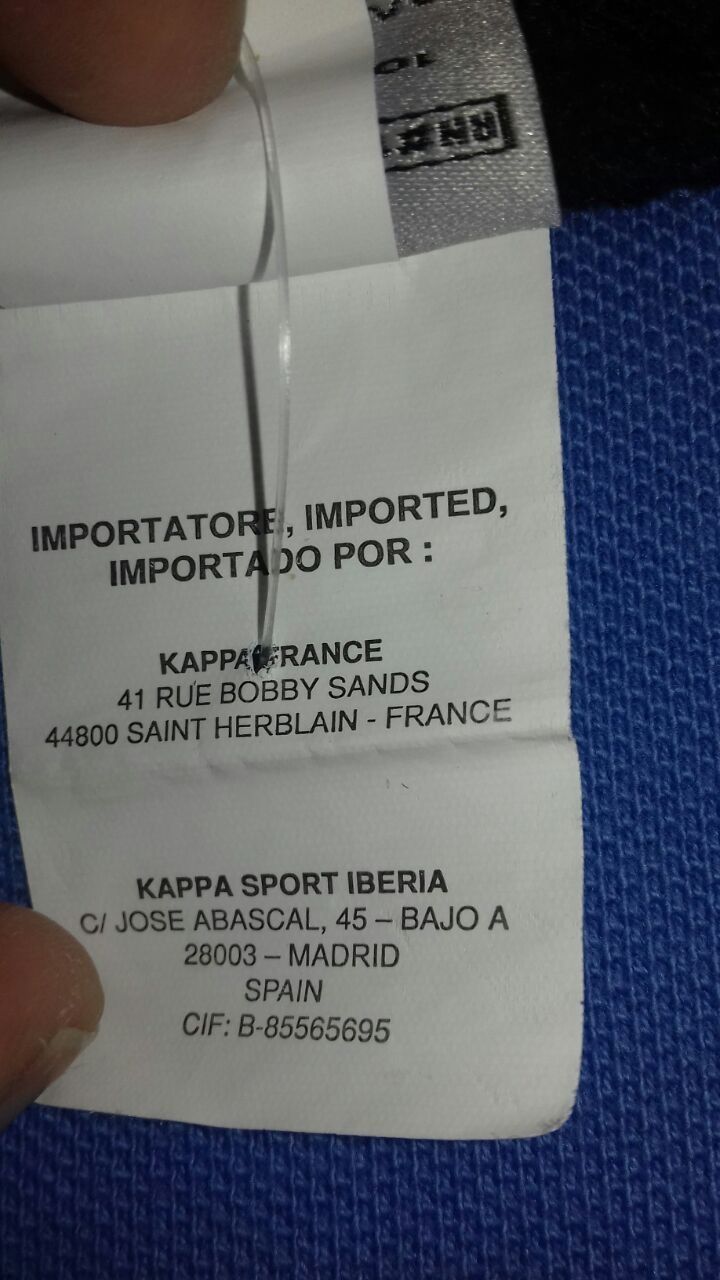 Фирменная шапка Kappa Bastia. Оригинал.