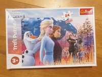Puzzle Frozen Kraina lodu Elza Anna Olaf 3+ 24 elementy Maxi