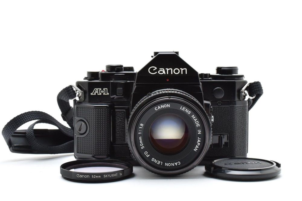 Canon A-1 + Canon nFD 50mm f/1.8 – piękny zestaw vintage