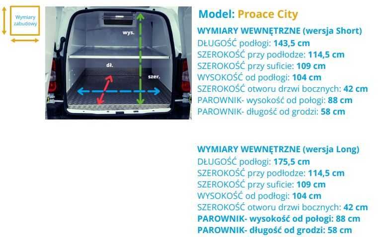Wynajem Wypożyczalnia Mroźnia Chłodnia Izoterma bus 230V
