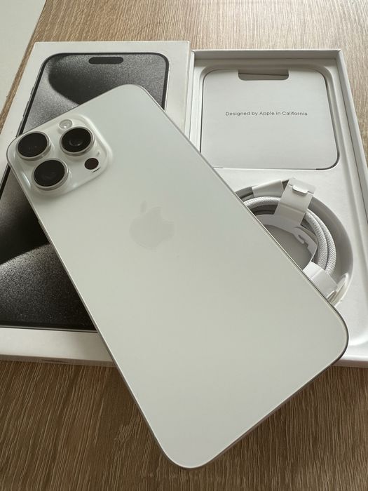 Продам iPhone 15 Pro Max, White Titanium, 256GB