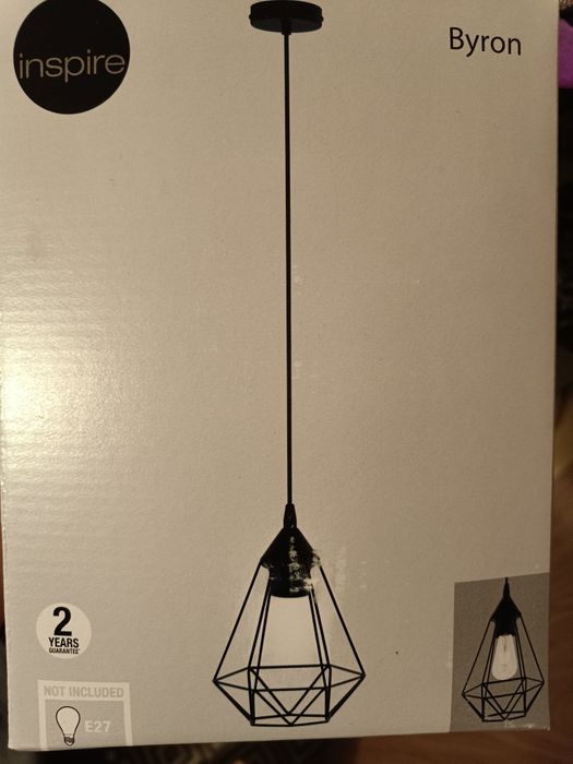 Lampa wisząca czarna