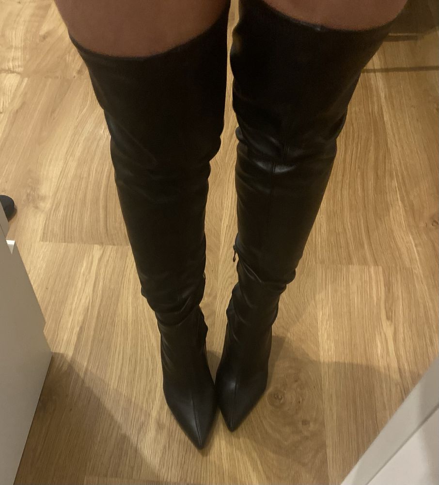 Buty nowe za kolano eleganskie