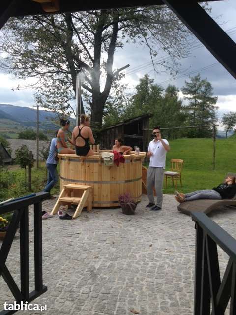 Gorąca Beczka Kąpielowa Bania Ruska Balia Sauna Ogrodowa Hot Tuba