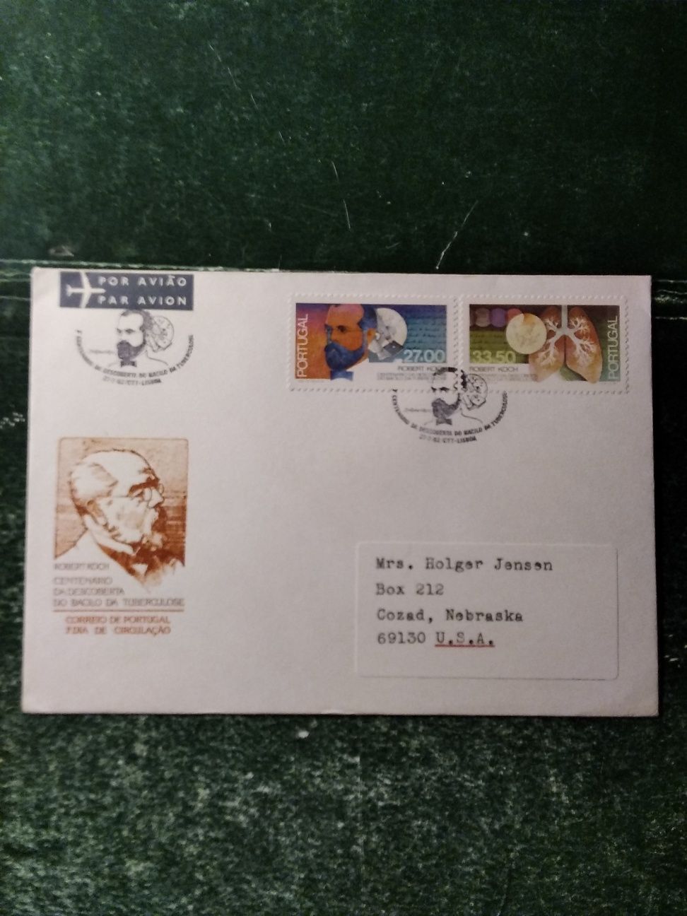 1982 FDC Centenário Da Descoberta Do Bacilo Da Tuberculose