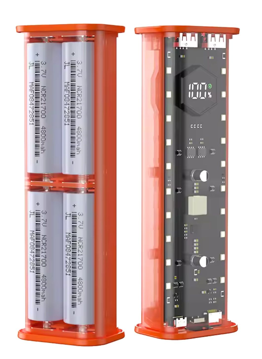 Корпус-кейс повербанку DIY 21700 16000mAh Powerbank
