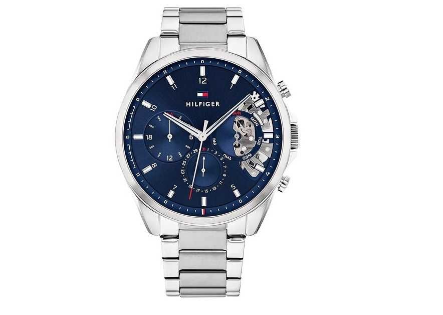 Zegarek męski TOMMY HILFIGER srebrny OKAZJA