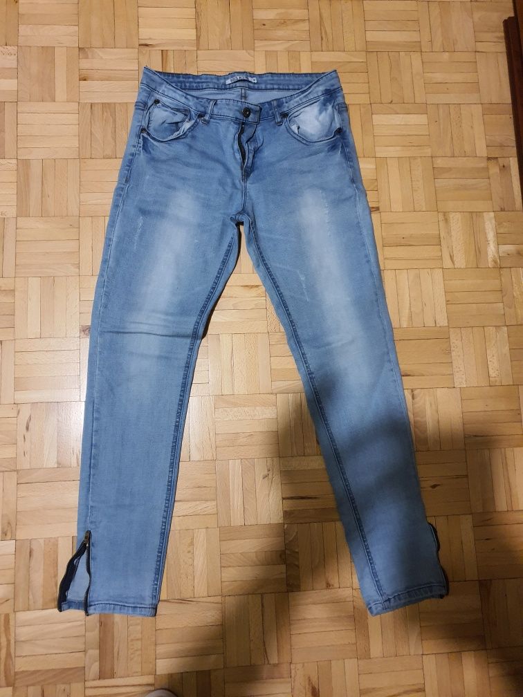 Jeans dwie pary z suwakami