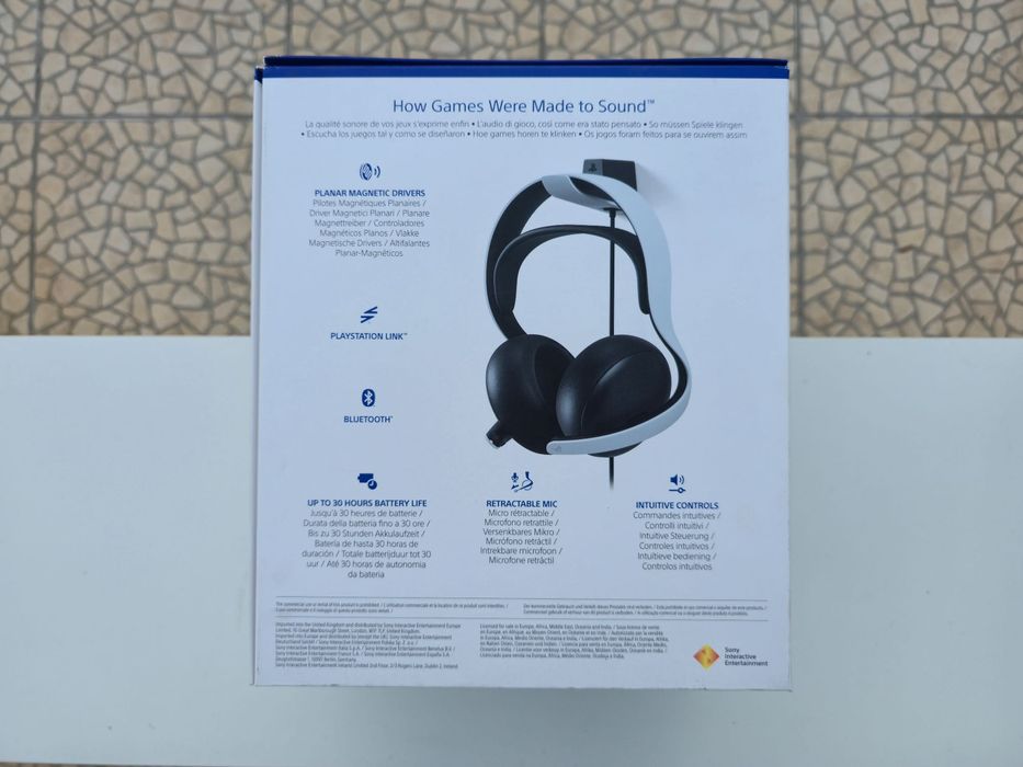 Auscultadores sem fios PULSE Elite (PS5) | NOVOS E SELADOS!