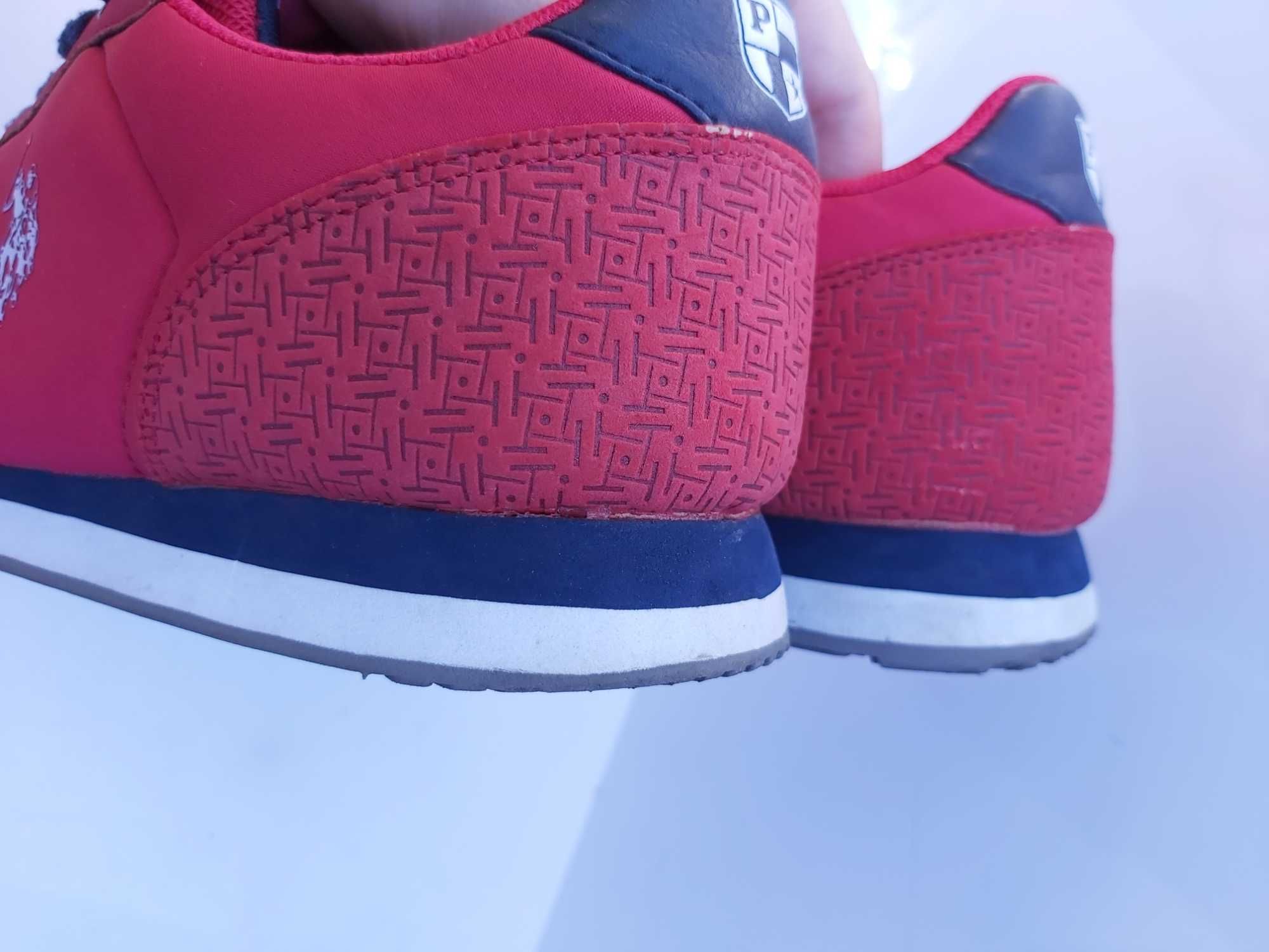 SP Sneakersy czerwone POLO US trampki soren 42