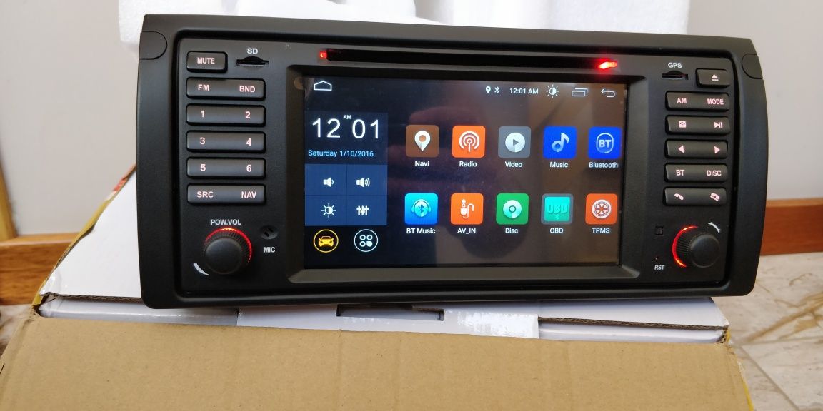 Магнитола, автомагнитола BMW e53 Х5 e38 e39 e46 Android 9 GPS 2din