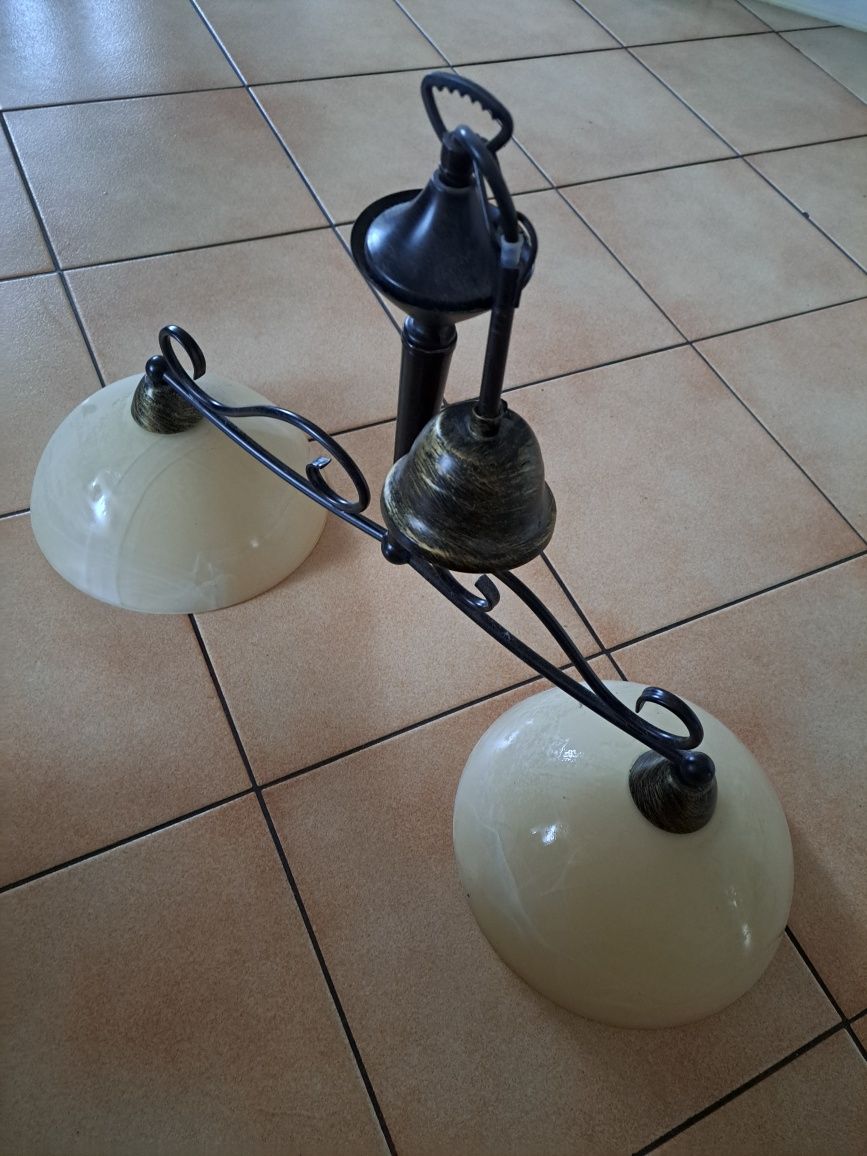 Lampa wisząca podwójna