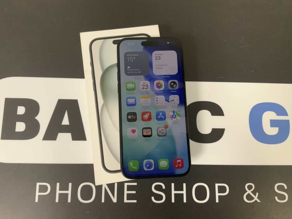 Sklep ladny Apple Iphone 15 Plus 128gb black bateria 88%