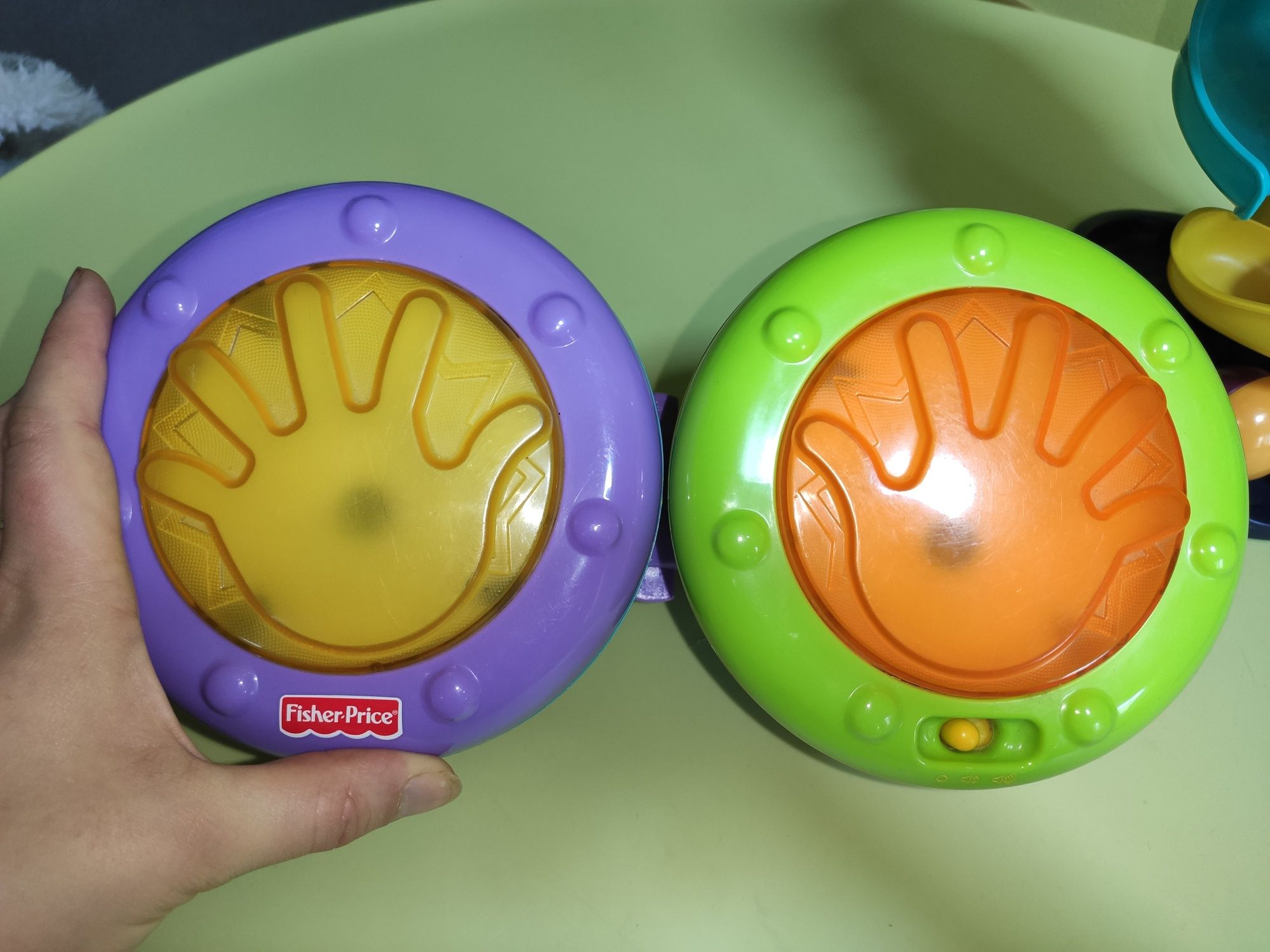 Музичний барабан Fisher price і трек для кульок