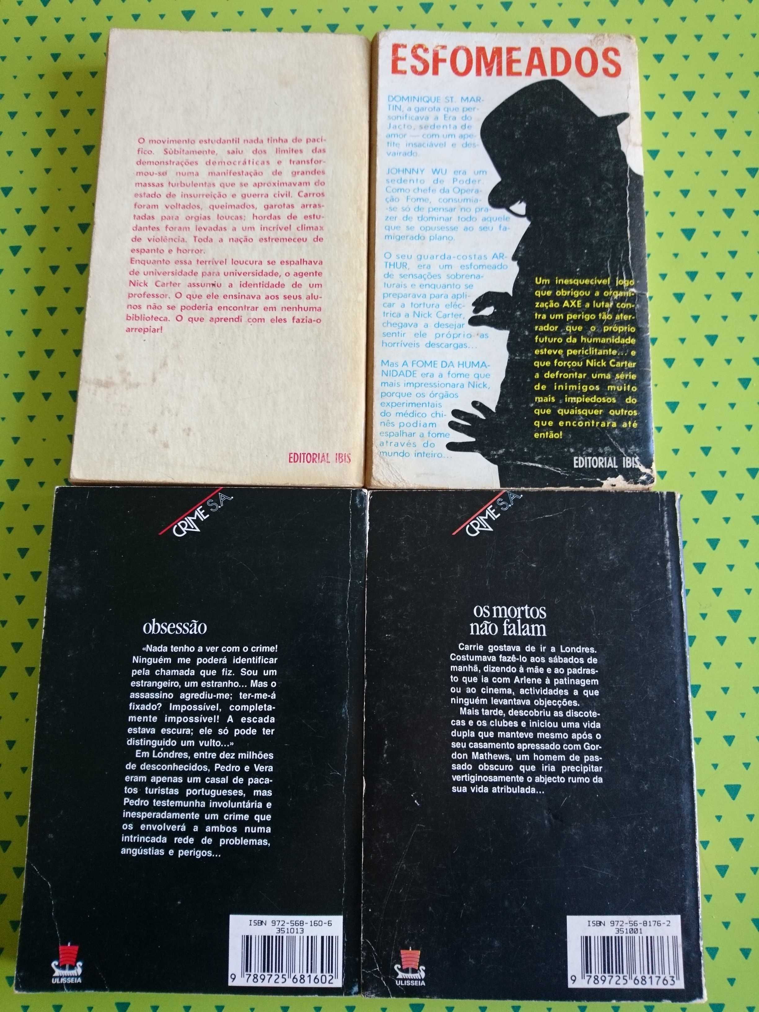 15 Livros Crime SA, C.I.A. K,Séries Confidencial/ Rififi