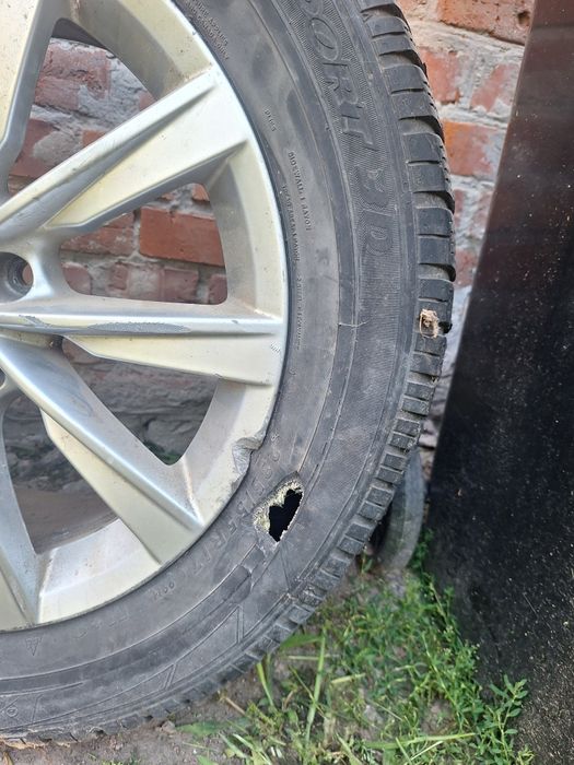 Комплект литих дисків на літній резині R18 225/40, 5/112 + запаска