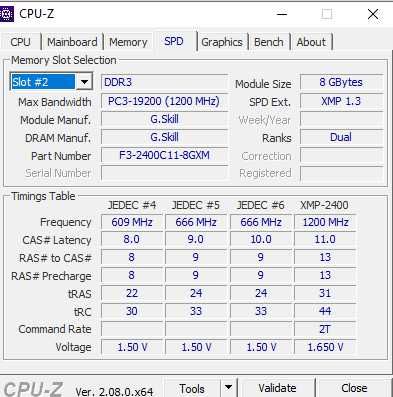 Pamięć RAM G.SKILL RipjawsX DDR3 2x8GB 16GB 2133MHz