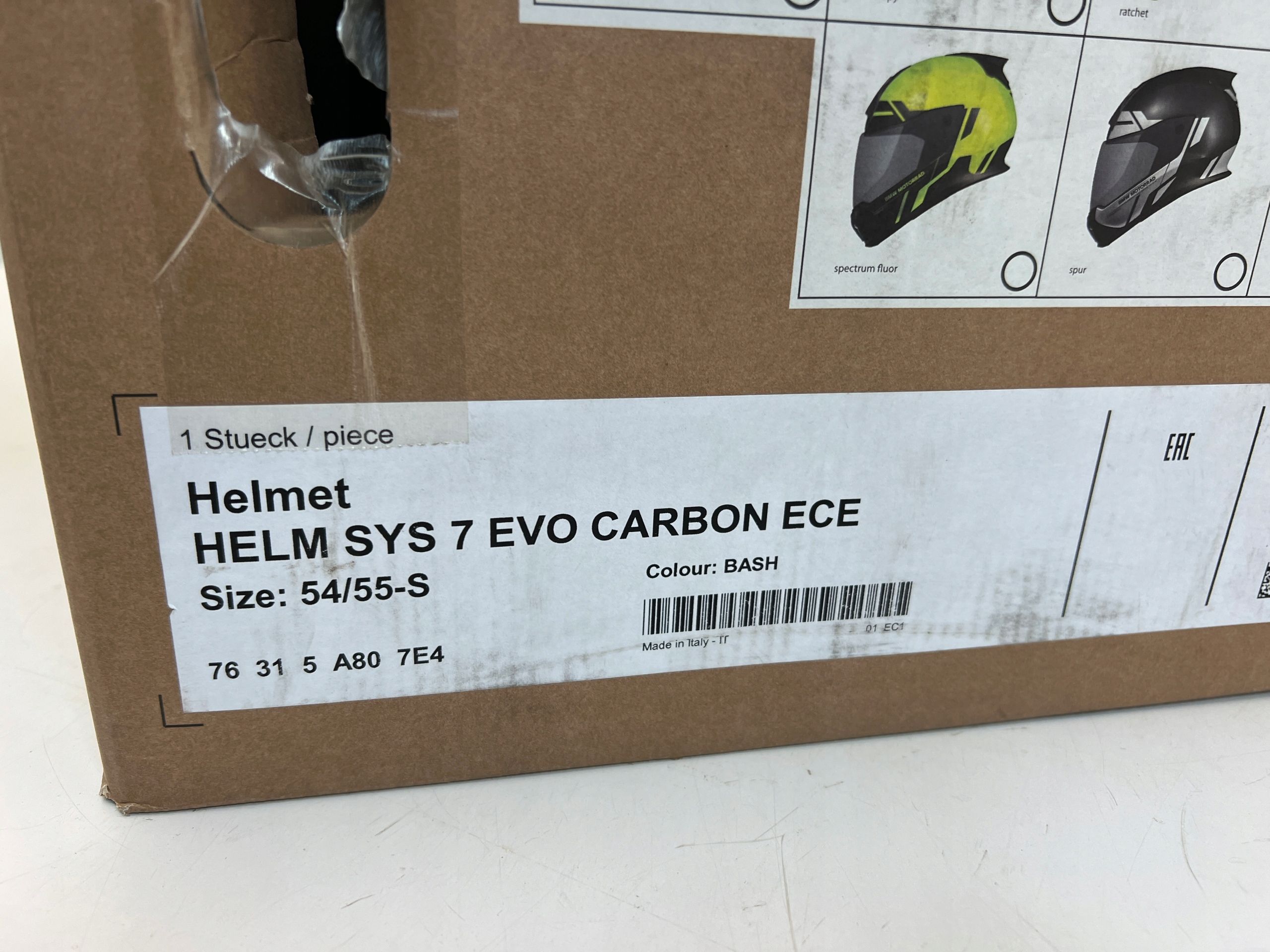 BMW System 7 Carbon Evo Kask Motocyklowy Bash oryginał Oem N Nowy
