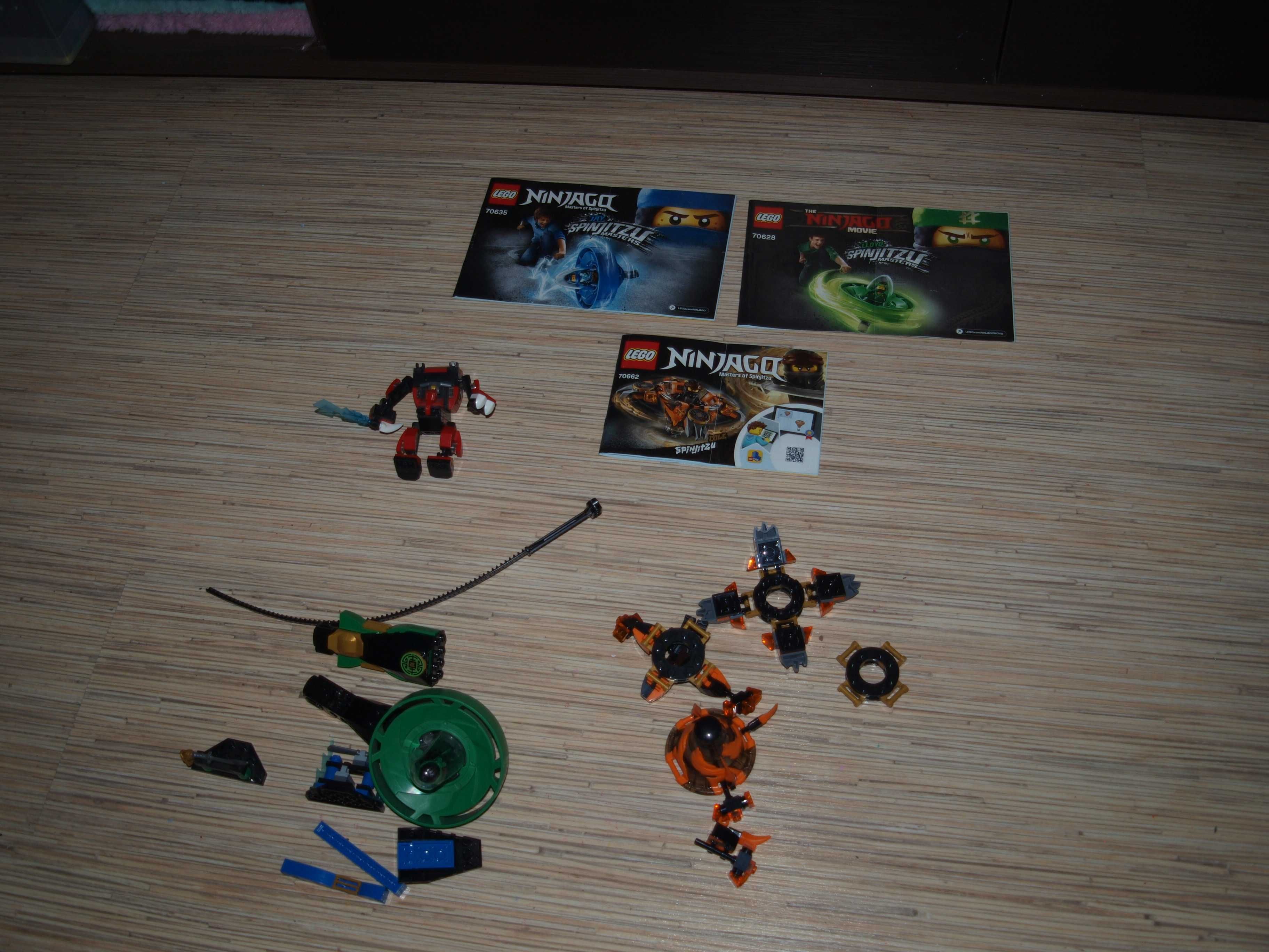 Zestaw klocki Lego Ninjago spinner!!