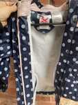 Plaszczyk przeciwdeszczowy w grochy H&M 98/104