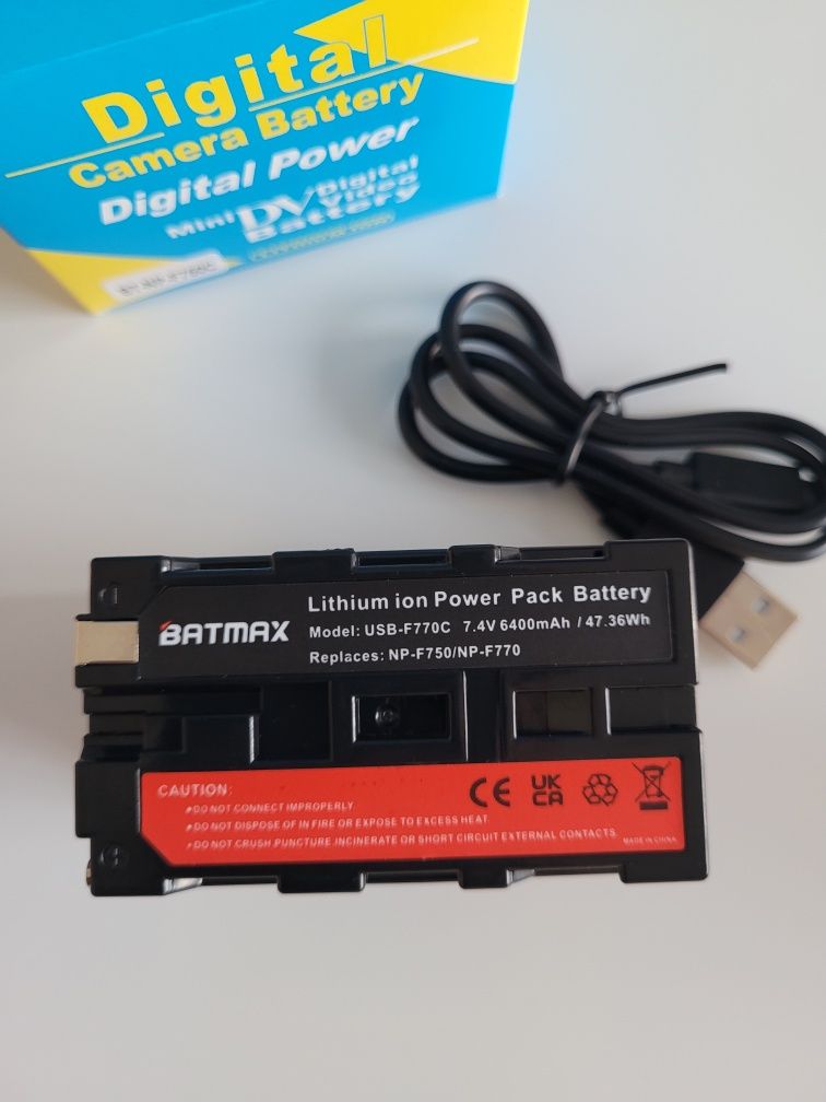 Bateria NPF 770 7.4v 6400mAh