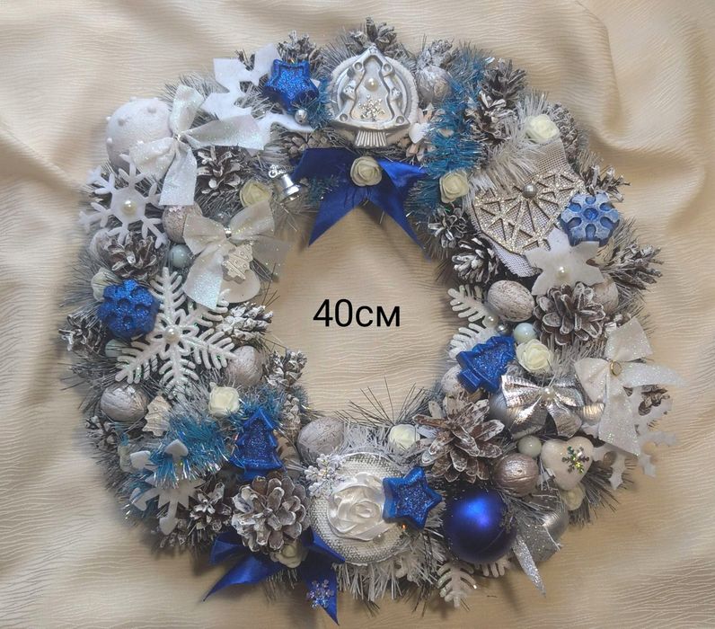 Новорічний/Різдвяний святковий декор,подарунок ручної роботи