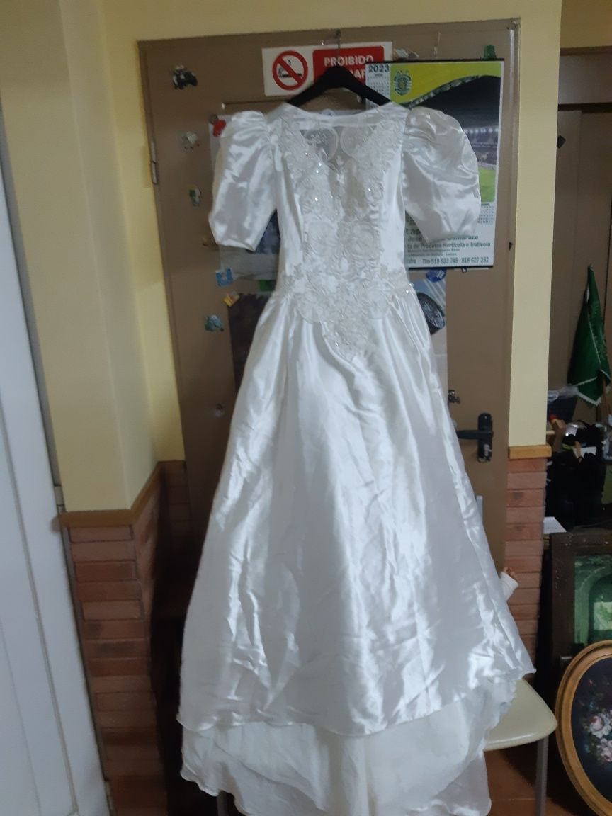 Vestido noiva cetim, 40