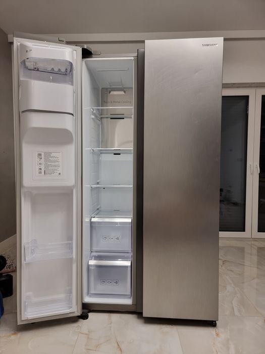 Lodówka SAMSUNG RS6*N*| SIDE BY SIDE |KOSTKARKA|w idealnym stanie/ZG