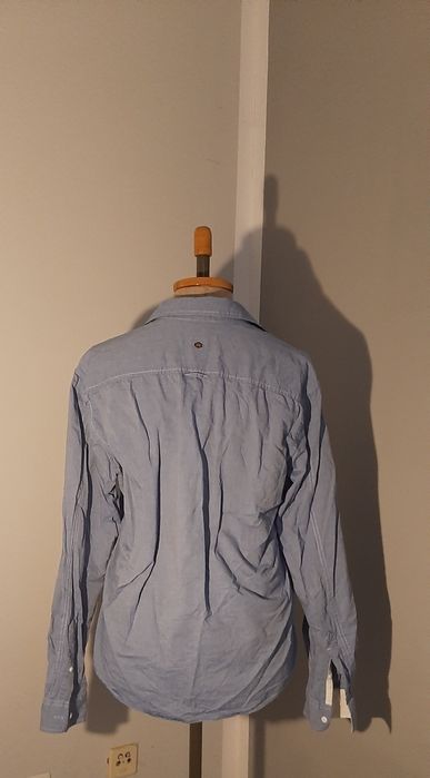 Niebieska koszula męska diverse XL 100% bawełna