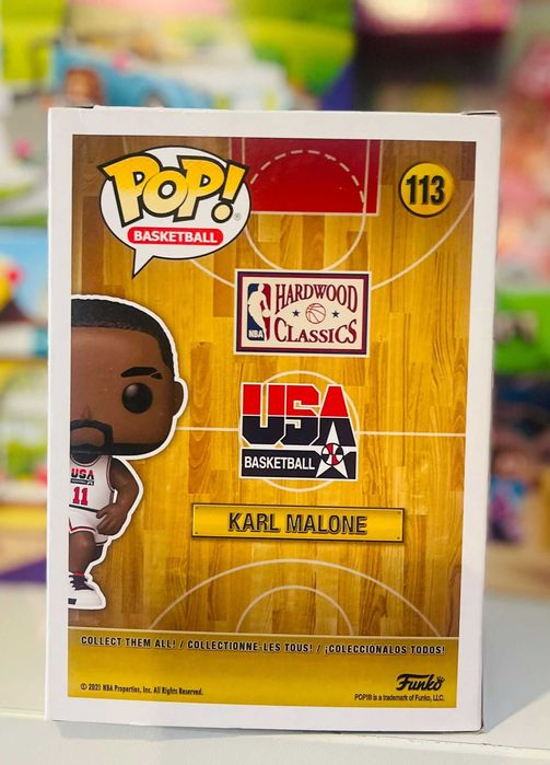 Figurka FUNKO POP! NBA Legends KARL MALONE USA Team 113 Nowa Poznań