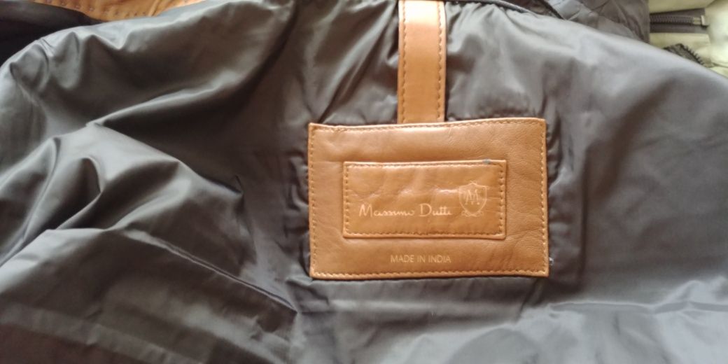 Kurtka skórzana Massimo Dutti XL