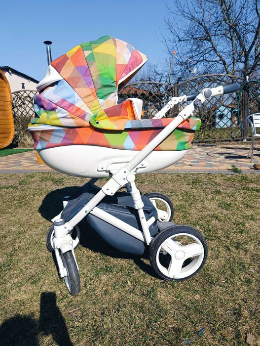 Cube  2 w 1 Bexa kolorowy  wózek wielo funkcyjny