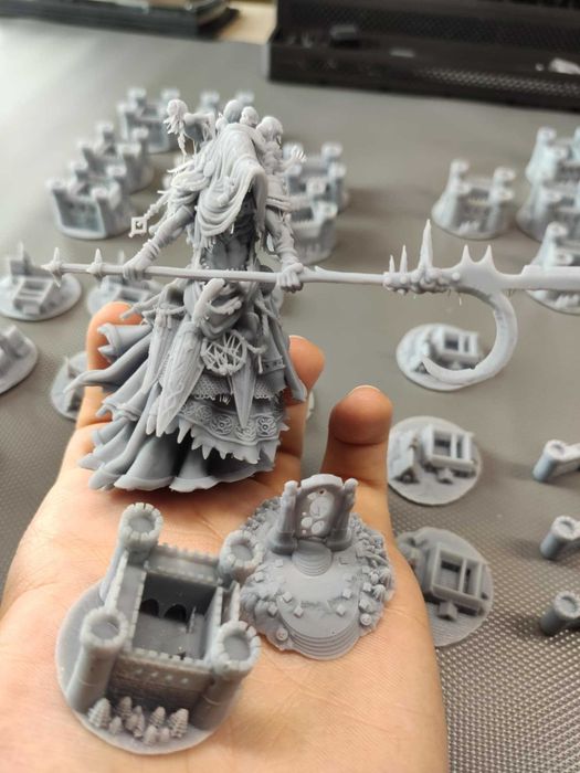 Żywiczny Druk 3D na zamówienie SLA FDM Figurki Miniaturki DnD Bits