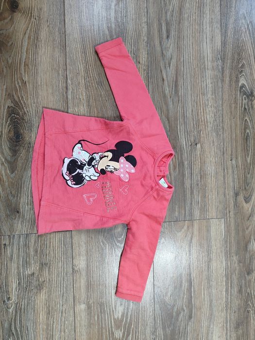 Bluzeczka na zimę lekki meszek od środka 6-9 m 68-74