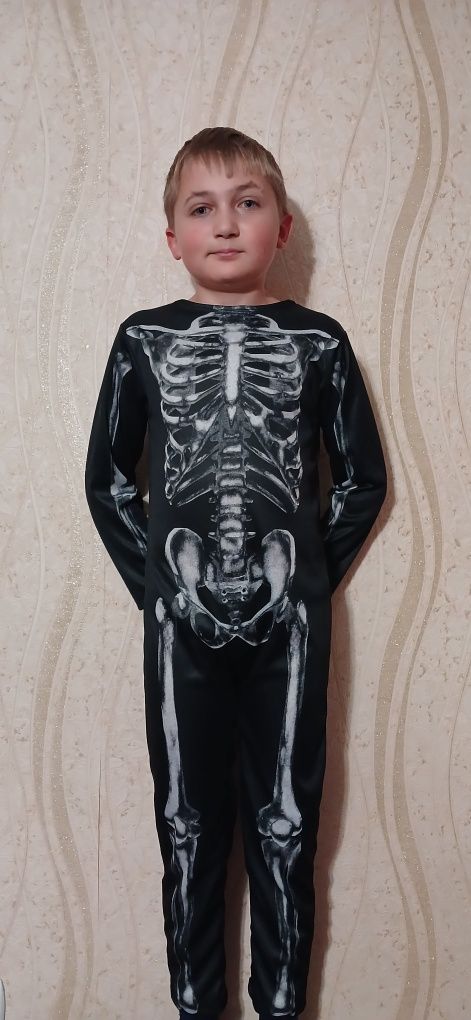 Карнавальный костюм Джек Скеллингтон,смерть,скелет,зомби